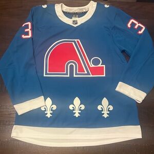 Fanatics Quebec Nordiques Premium Jersey Colorado Avalanche Size 52 NWOT